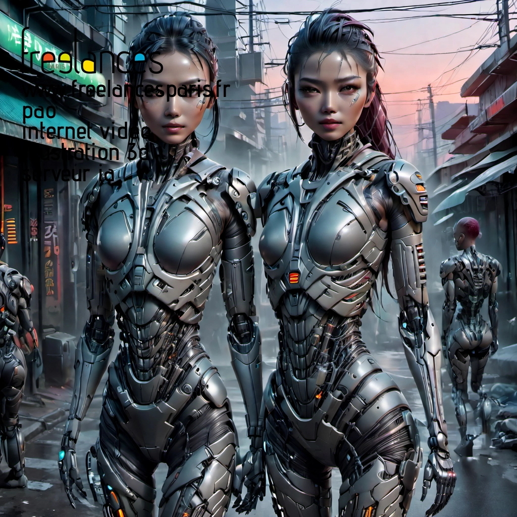 Pao mise en page internet vidéo illustration 3d serveur IA générative AI freelance paris studio de création magazines nd69yep0